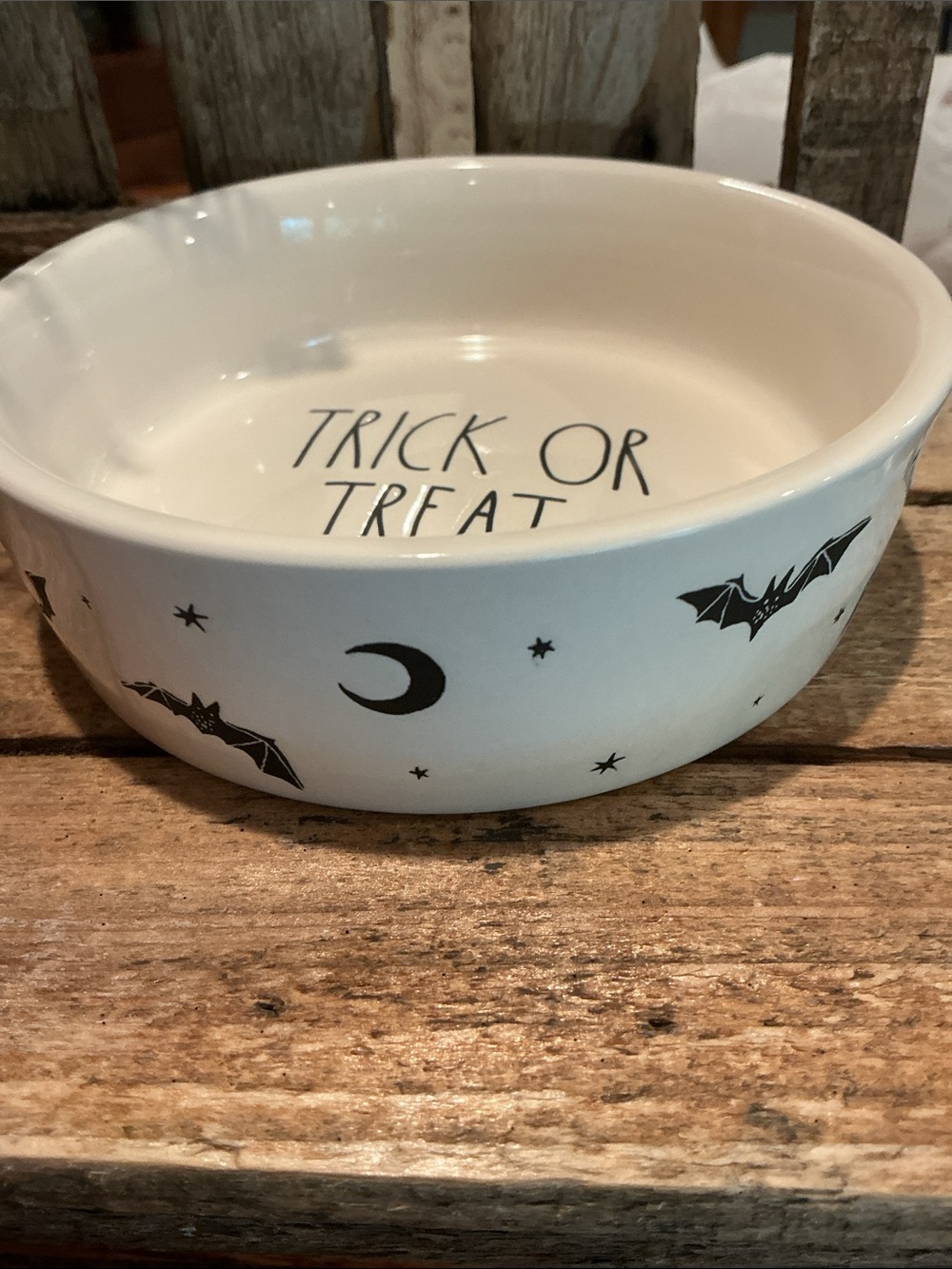 Rae Dunn Halloween Pet Bowl